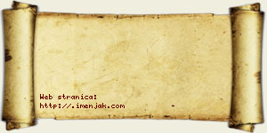 Joakim Stanimirović vizit kartica